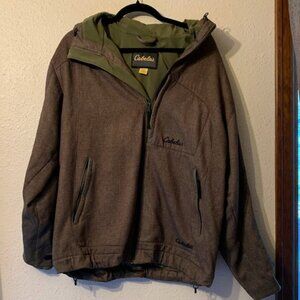 Cabela's Mens Utility Jacket Olive - Size Medium